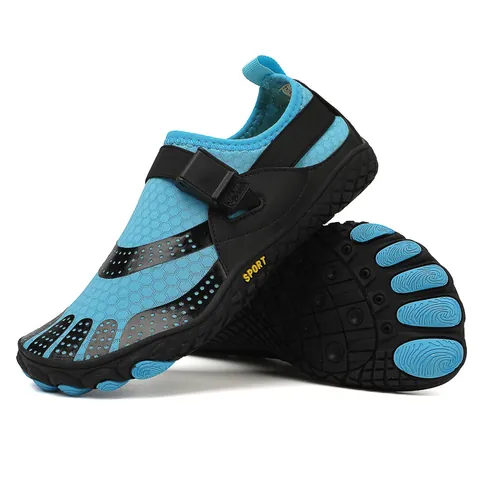 Unisex Barefoot Quick-Dry Water Shoes Breathable Beach Sorkeling Swimming Yoga Fitness Shoes Non-Slip Rubber Sole Aqua Shoes