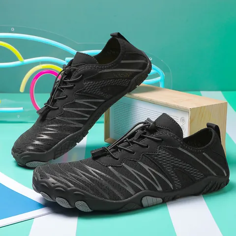 Unisex Breathable Mesh Water Shoes Non-Slip Rubber Sole Quick Drying Aqua Sneakers For Beach Swim Wading Hiking Fitness Outdoor