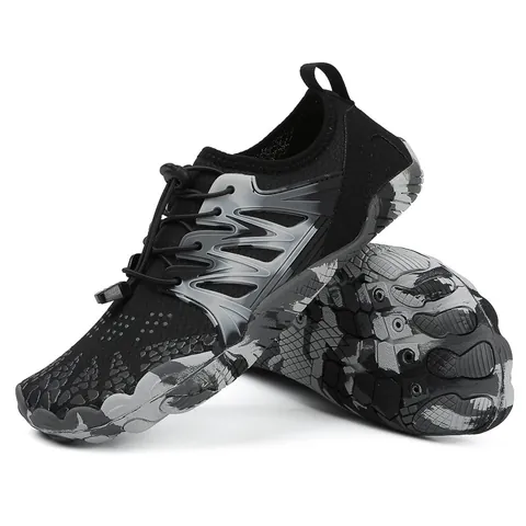 Water Sports Shoes Barefoot Quick-Dry Aqua Shoes Breathable Mesh Outdoor Beach Swim Surf Hiking Wading Barefoot Shoes Unisex