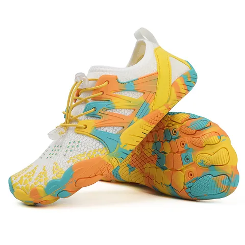 Water Sports Shoes Barefoot Quick-Dry Aqua Shoes Breathable Mesh Outdoor Beach Swim Surf Hiking Wading Barefoot Shoes Unisex