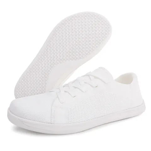 Chaussures de Randonnée Extérieures Unisexes Respirantes Fly Woven Mesh Baskets Pieds Nus Antidérapantes Légères Bout Large Chaussures de Sport Décontractées