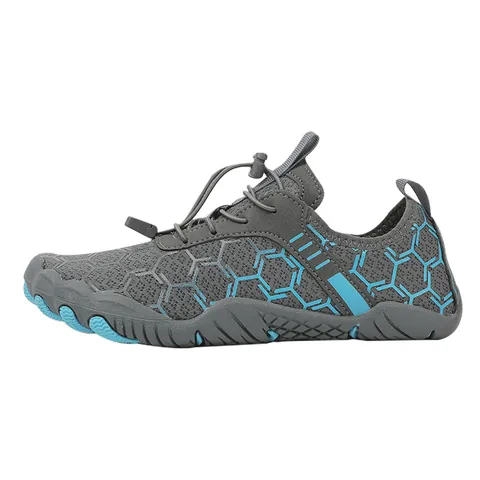 Unisex Quick-Dry Water Shoes Barefoot Non-Slip Beach Swim Shoes Honeycomb Mesh Outdoor Wading Diving Surfing Sport Shoes