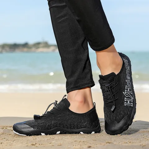 Unisex Quick-Dry Water Shoes Breathable Non-Slip Rubber Sole Aqua Shoes Beach Swim Snorkeling River Tracing Footwear For Men Women