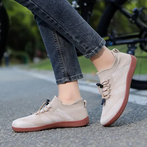 Barefoot Shoes For Men Women Wide Toe Box Minimalist Fly-knit Breathable Lightweight Walking Hiking Non-slip Gym Sneakers