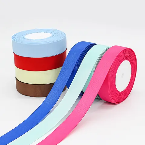 Grosgrain Ribbon Polyester Ribbed Tape For Gift Wrapping Hair Accessories DIY Crafts Sewing Clothing Multi Colors Ribbons