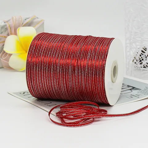 Hoge Kwaliteit Polyester Satijnlint Glanzend Stoflint Voor Cadeauverpakking DIY Ambachten Bruiloft Feest Decoratie Effen Kleur
