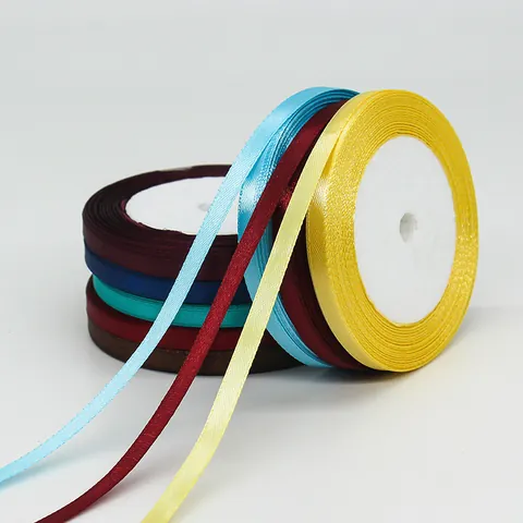 Satin Ribbon Roll Polyester Silk Ribbon For Gift Wrapping DIY Crafts Wedding Party Decoration Sewing Apparel Accessories