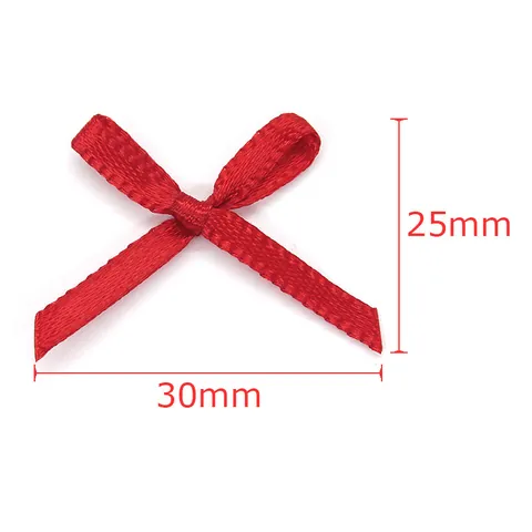Mini Polyester Satijnen Lint Strikjes Voor DIY Handwerk Ondergoed Decoratie Handgemaakte Kleine Strikjes Kledingaccessoires