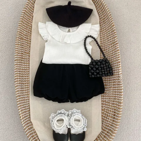 Baby Girls Cotton Summer Shorts Casual Versatile Solid Color Bloomers Soft Breathable Toddler Lantern Pants For Daily Outwear