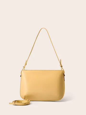 Women Genuine Split Cowhide Leather Underarm Bag Minimalist Vintage Shoulder Bag Zipper Handbag Wine Red Black Yellow