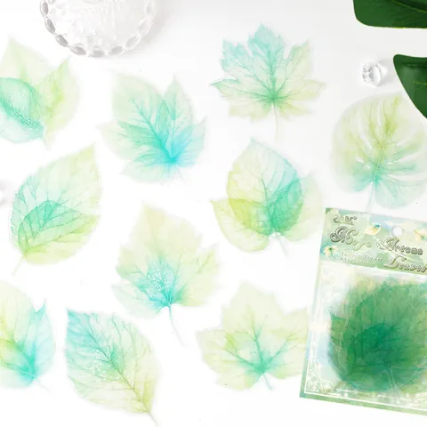 Vintage Florale PET Stickers Transparant Botanisch Vlinder Bloem Journaling Scrapbooking DIY Decals Voor Kinderen Knutselen