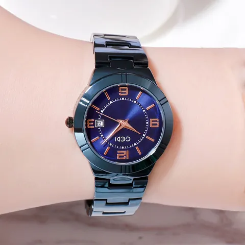 Fashion Women Quartz Watch With Date Calendar Stainless Steel Alloy Band Waterproof Minimalist Elegant Wristwatch Jewelry