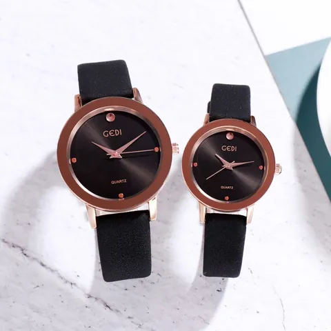 Orologio al Quarzo Minimalista Con Cinturino in Pelle PU Resistente all'Acqua Quadrante Analogico a Raggiera Per Uomo Donna Moda Elegante Regalo