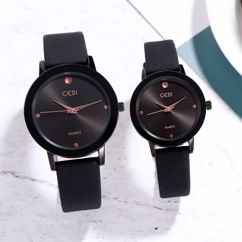 Orologio al Quarzo Minimalista Con Cinturino in Pelle PU Resistente all'Acqua Quadrante Analogico a Raggiera Per Uomo Donna Moda Elegante Regalo