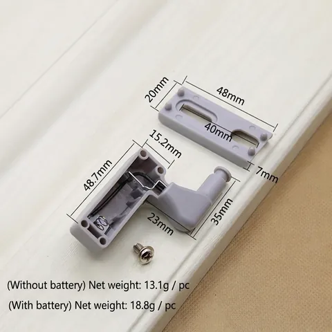 Luce LED Universale per Cerniere Armadi Guardaroba Cucina Sensore Automatico Lampada Interna Bianco Freddo Luce Calda