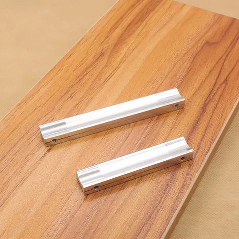 Aluminum Alloy Furniture Handle Modern Minimalist Cabinet Drawer Wardrobe Cupboard Closet Door Pull Handle Home Hardware