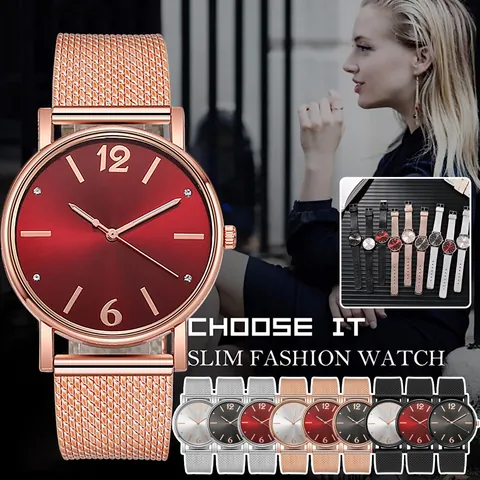 Reloj de Cuarzo Minimalista para Mujer Correa de Silicona Suave Esfera de Strass Moda Estilo Coreano Ins Estudiantes Reloj de Pulsera Analógico