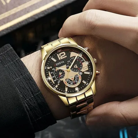 Ανδρικό Μόδα Ρολόι Quartz Επαγγελματικό Casual Φωσφορίζοντες Δείκτες Ημερολόγιο Εμφάνιση Ημερομηνίας Κάσα από Κράμα Μπρασελέ από Ανοξείδωτο Ατσάλι Αναλογικό Ρολόι Χειρός