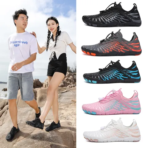 Non-Slip Water Shoes Outdoor Breathable Aqua Shoes For Men Women Kids Quick Dry Beach Barefoot Shoes Hiking Swimming Fitness Sport Sneaker