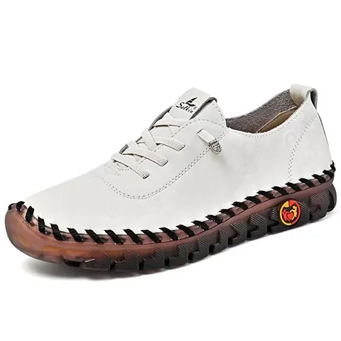 Women's Casual Microfiber Leather Loafers Floral Embossed Flat Shoes Soft Rubber Sole Non-slip Comfortable Walking Shoes For Women