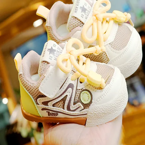 Toddler Baby Walking Shoes Mesh Breathable Anti-Slip Soft Sole Sneakers For Boys Girls 1-3 Years Infant First Walkers