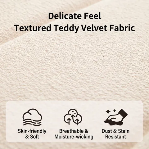 Moderner Minimalistischer Teddy-Fleece-Erkerfenster-Matte Rutschfeste Modulare Klaviertastendesign Abnehmbare Waschbare Tatami-Kissen