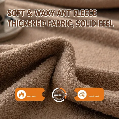 Copridivano Moderno in Velluto Ant Spesso Tinta Unita Peluche Protezione Mobili Texture Granulare Coperta Morbida e Calda