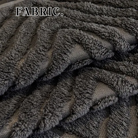 Cuscino per Divano in Velluto di Cotone Minimalista Moderno Motivo a Spina di Pesce Antiscivolo Ispessito Copridivano Inverno