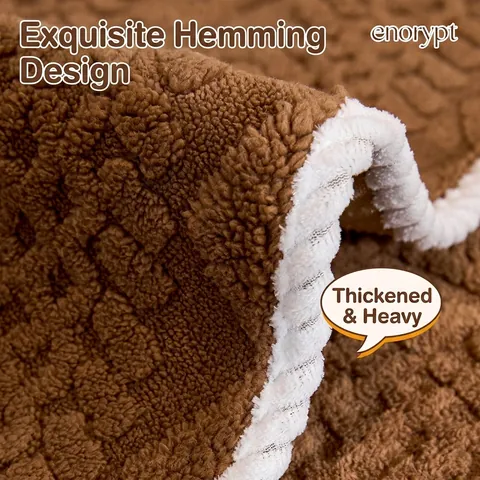 Copridivano in Velluto di Latte ad Alto Peso Antiscivolo Cuscino in Peluche Ispessito Jacquard a Rombi Geometrici Protezione Divano