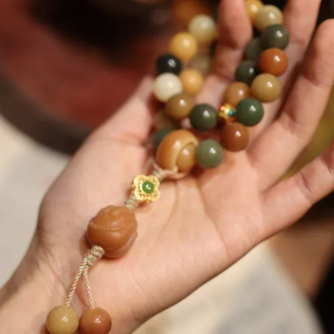 Natural White Jade Bodhi Seed Bracelet Handmade Buddhist Prayer Beads Zen Vintage Beaded Jewelry For Men Women