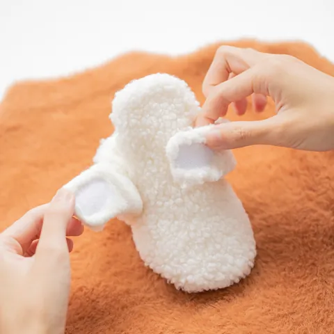 Stivali da Neve Invernali in Peluche per Neonato Unisex Suola Morbida Caldo Sherpa Pile Primi Passi Scarpe con Velcro