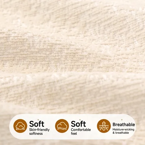 Copridivano in Ciniglia Tinta Unita Minimalista Antiscivolo Protezione Mobili Coperta Con Frange Per Soggiorno Casa Decorazione