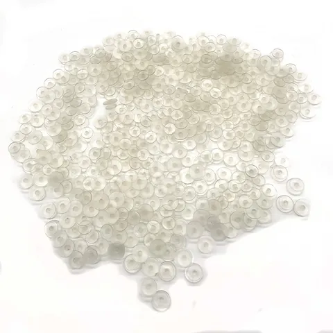 Transparent Plastic Shoe Charm Buckles For Hole Shoes DIY Accessories Drip Molded Shoe Flower Bottom Buttons Fasteners