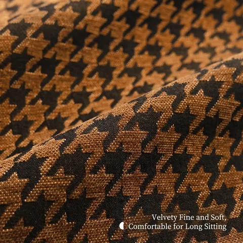 Μαξιλάρι Καναπέ Σενίλ Πιε ντε Πουλ Με Patchwork Όψη Δέρματος Αντιολισθητική Κυματιστή Άκρη Διακοσμητικό Προστατευτικό Επίπλων για Σαλόνι Διακόσμηση Σπιτιού