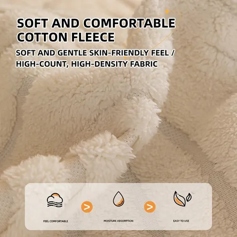 Cuscino per Divano in Velluto di Cotone Ispessito Con Trama Ondulata Copridivano Antiscivolo Asciugamano in Peluche per Soggiorno