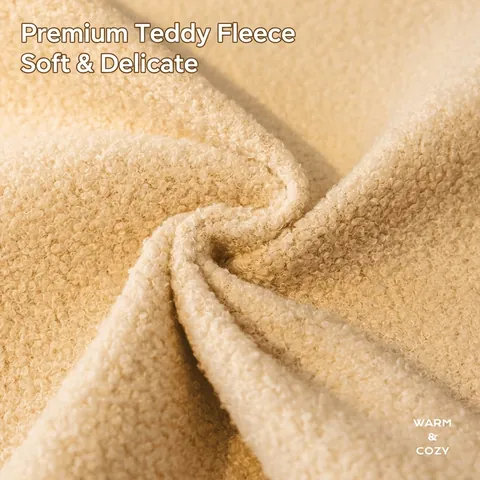 Cojín de Sofá de Terciopelo Teddy Antideslizante Engrosado de Felpa Funda de Sofá Bordado de Gato Borde Festonado Decoración
