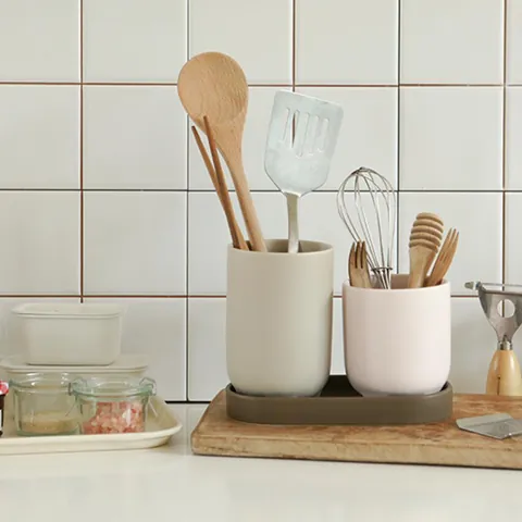 Modern Minimalist Ceramic Chopstick Holder Nordic Cutlery Drainer Rack Tray Kitchen Spoon Fork Storage Organizer Crock