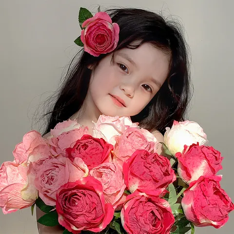 High Simulation Single Stem Artificial Rose With Roasted Curled Edges Vintage Silk Fabric Flower For Home Wedding Photography Prop