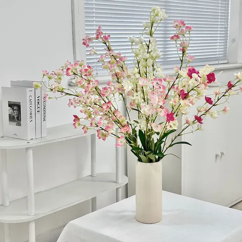 Künstliches Maiglöckchen Seidenblumen Zweig Nordisch Minimalistisch Kunstblume Für Haus Wohnzimmer Hochzeit Deko Fotografie Requisite