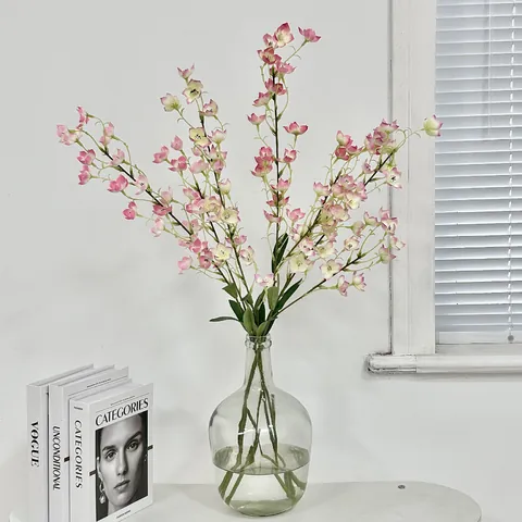 Künstliches Maiglöckchen Seidenblumen Zweig Nordisch Minimalistisch Kunstblume Für Haus Wohnzimmer Hochzeit Deko Fotografie Requisite