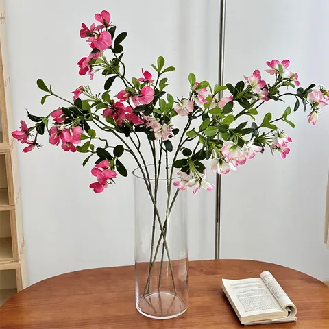 Hochwertige Künstliche Wicke Blume Satin Einzelstiel Langer Zweig Für Zuhause Wohnzimmer Hochzeit Deko Foto-Requisite