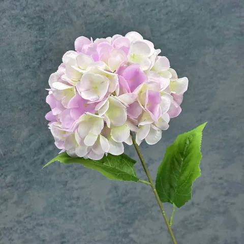 Einzelstiel Künstliche Hortensie Satin Blume 117 Blütenblätter Realistische Gefälschte Blumendekoration Für Hochzeit Zuhause