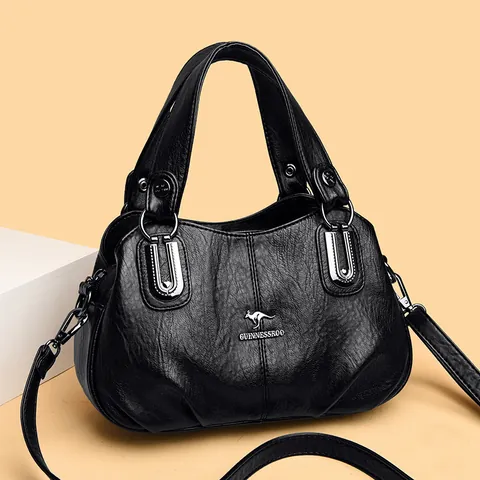 Bolso Tote de Cuero Genuino para Mujer Gran Capacidad Bolso de Hombro con Patrón de Lichi para Uso Diario Elegante