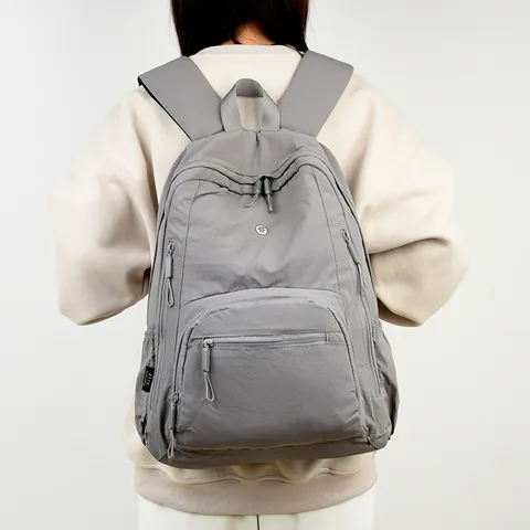 Large Capacity Washed Cloth Backpack Waterproof Outdoor Sports School Bag For Women Men Street Casual Leisure Travel Rucksack