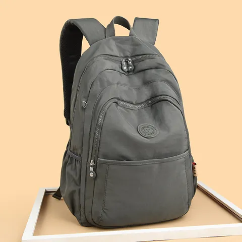 Dames Mode Waterdicht Gewassen Stof Rugzak Grote Capaciteit Multi Pocket School Laptop Tas Casual Reizen Outdoor Daypack