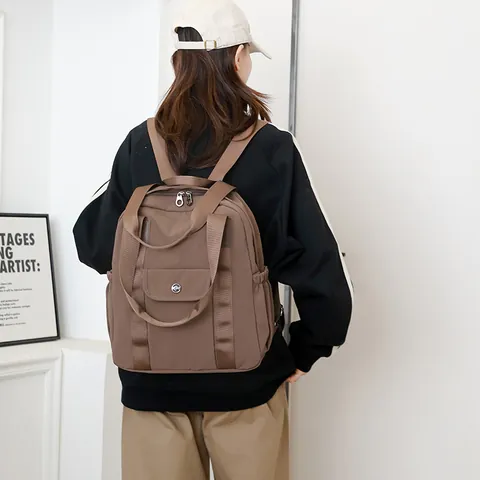 Damen Wasserdicht Nylon Rucksack Große Kapazität Leicht Mode Reisetasche Casual Schule Büchertasche Für Damen Mädchen