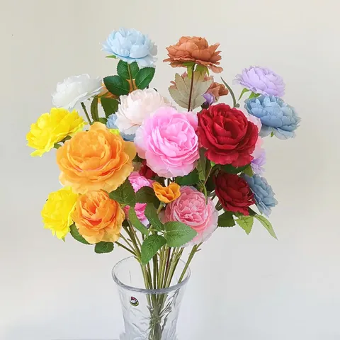 Künstliche Ranonkel Seidenrosen Blumen Mit Drei Köpfen Real Touch Falsche Persische Butterblume Für Hochzeit Haus Party Dekoration Fotografie Requisiten Europäischer Vintage