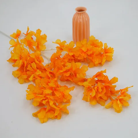 Rama de Cerezo Artificial 108 Cabezas Seda de Satén Flores Para Decoración Boda Hogar Fiesta Oficina Decoración Faux Sakura Arreglo Floral