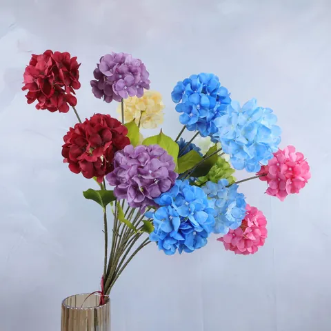 Künstlicher Hortensienstrauß Gefälschte Blumen Für Die Dekoration Von Hochzeiten Zu Hause Partyfotografie-Requisiten Elegantes Blumendekor