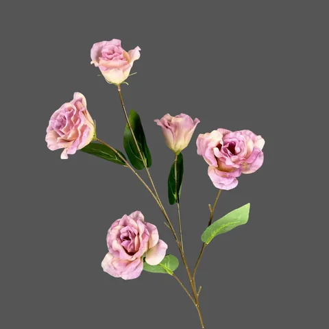 Künstliche Eustoma Seidenblumen Einzelstiel Mit Fünf Köpfen Für Hochzeit Haus Dekoration Gefälschte Lisianthus Strauß Blumen